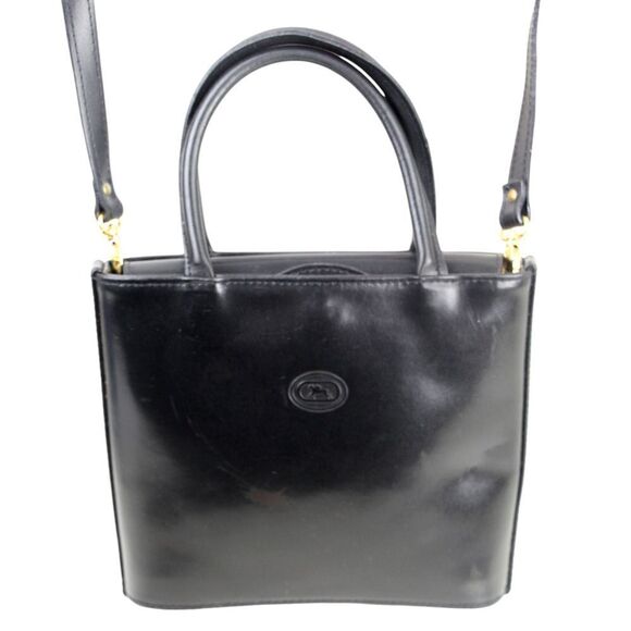HANDMADE FLORENCE BLACK GENUINE LEATHER SHOULDER BAG XBODY SATCHEL HANDBAG PURSE - Picture 1 of 16